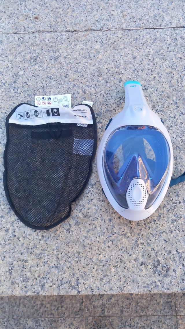 Máscara Snorkel Easybreath Decathlon