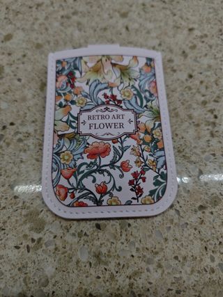 Tarjetero Floral Estilo Vintage / Retro Art