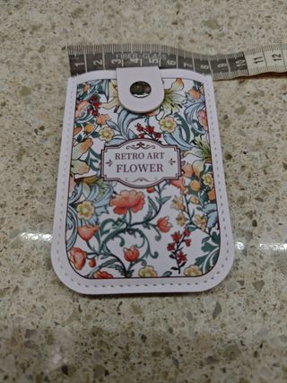 Tarjetero Floral Estilo Vintage / Retro Art