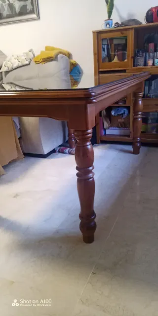 Mesa comedor extensible madera