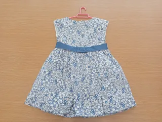 Vestido Mayoral floral azul