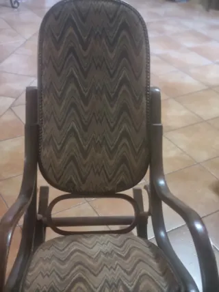Vendo Sedia a dondolo in tessuto