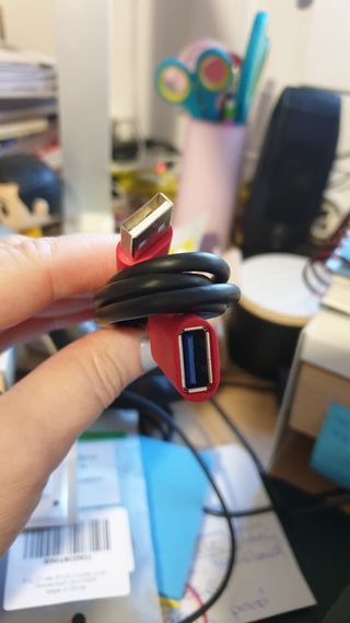Adaptador USB 3.0 Macho-Hembra .Nuevo. 1 metro