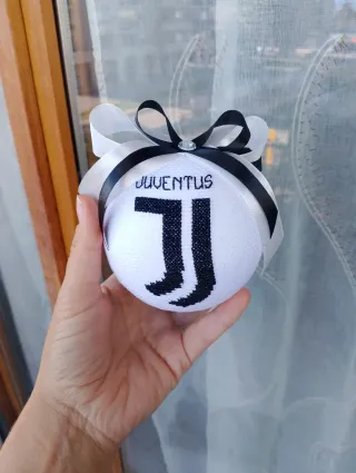 Pallina Natale Juventus