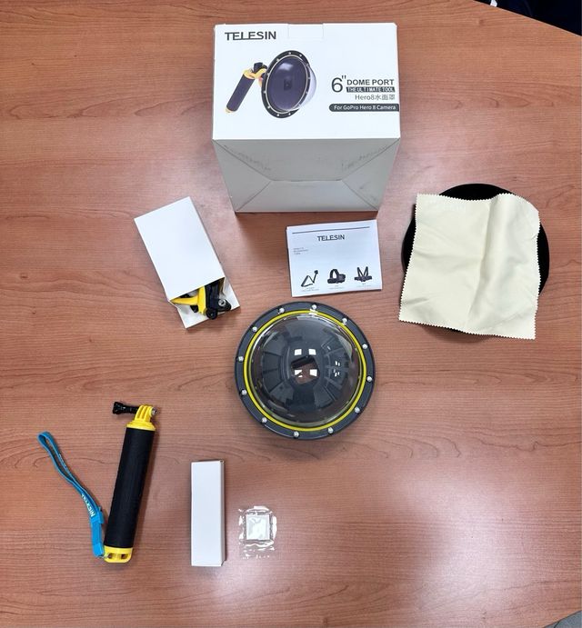 Telesin Dome Port 6 per GoPro Hero 8