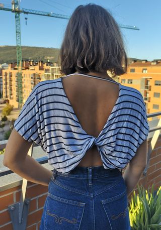 2x1 camiseta espalda abierta