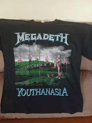 Camiseta Megadeth Youthanasia Gira 1995