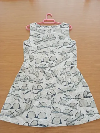 Vestido Boboli estampado gafas