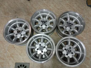 5 Llantas Minilite 13 Seat/Fiat