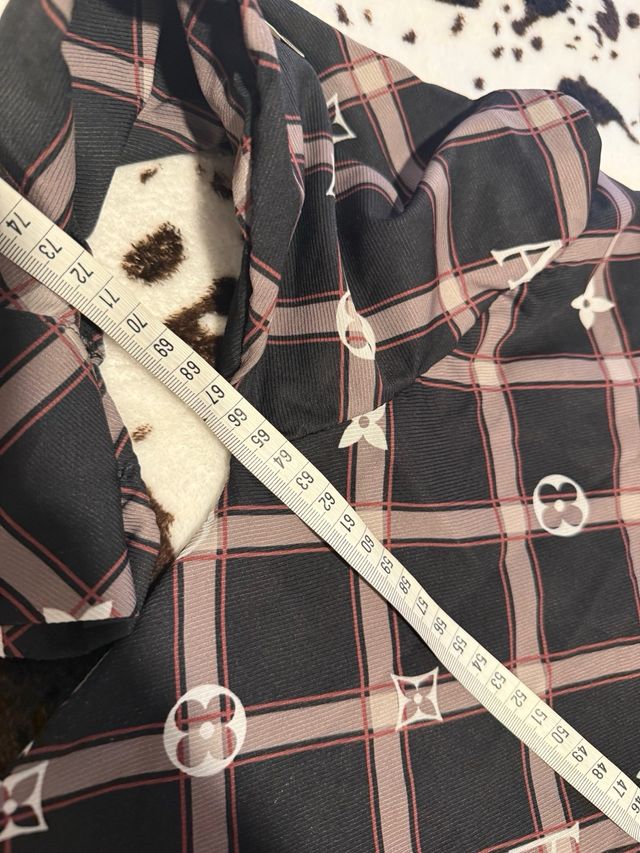 Vestido camisero estampado 3XL