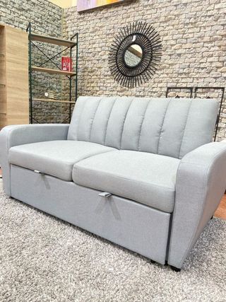 REBAJA!! Sofá Cama Gris Nuevo + ENVIO!! 