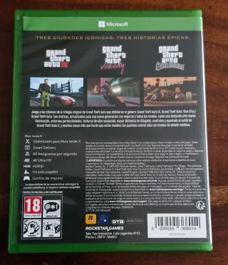 🇪🇦 GTA Trilogy Definitive Edition Xbox One