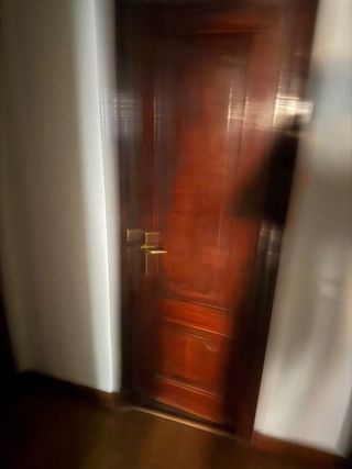 Puerta Madera Sapelli con Cristal