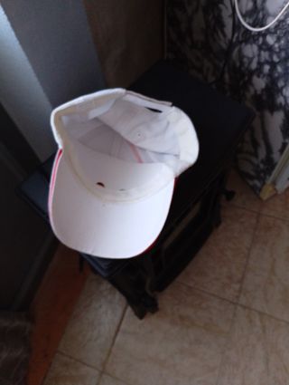 Cappellino Caius Immergas Bianco Rosso