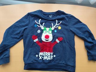 Felpa Natale Bambino 10 Anni Renna