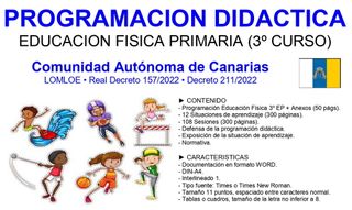 PROGRAMACION EDUCACION FISICA 3o PRIMARIA (CAN)