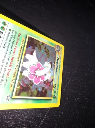 Meganium Holo Neo Genesis Pokémon Carta