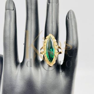 LANZADERA PIEDRA VERDE 18K