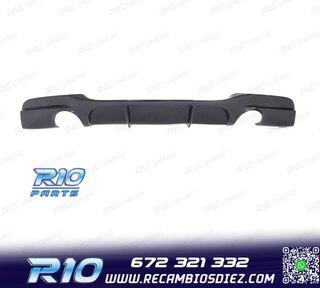 DIFUSOR BMW E90 E91 04-12 LOOK M PERFORMANCE NEGRO BRILLO