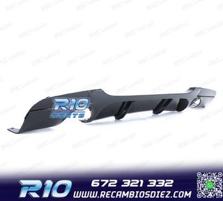 DIFUSOR BMW E90 E91 04-12 LOOK M PERFORMANCE NEGRO BRILLO