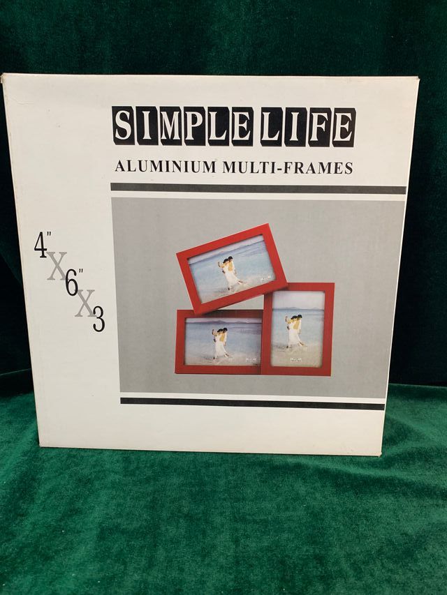 MARCO MULTIPLE DE ALUMINIO 3 CUERPOS PARA FOTOS 15