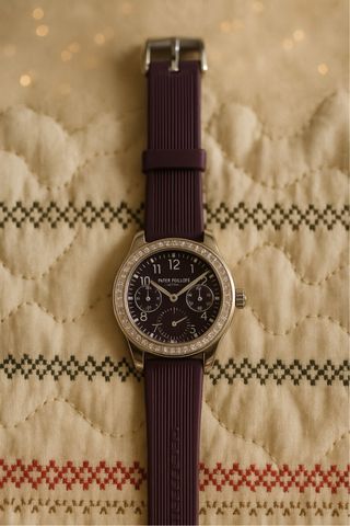 Reloj Patek Philippe Morado y Plateado