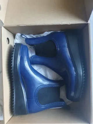 Stivali di gomma blu