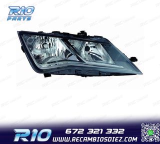 FARO DCH PARA SEAT LEON 12-16 FONDO NEGRO