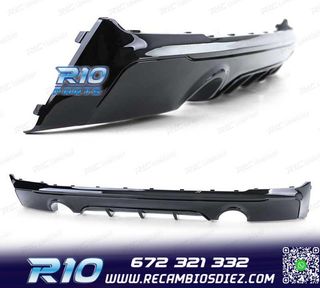DIFUSOR BMW F22 F23 13- LOOK M PERFORMANCE NEGRO BRILLO
