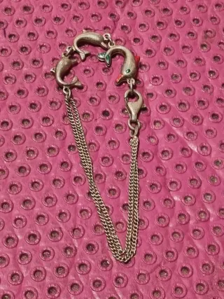 Pulsera Plata Delfines