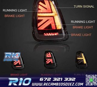 PILOTOS LED MINI COOPER R56 R57 07-14 ROJO