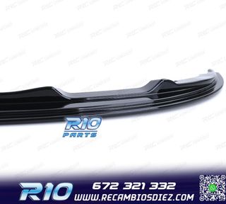 SPOILER LIP BMW E90 E91 08-12 PACK M NEGRO BRILLO