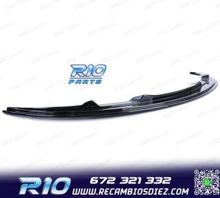 SPOILER LIP BMW E90 E91 08-12 PACK M NEGRO BRILLO