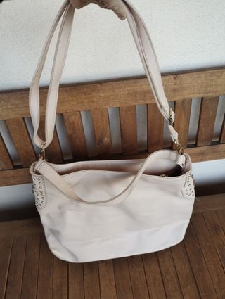 Borsa a spalla Jennifer Lopez beige