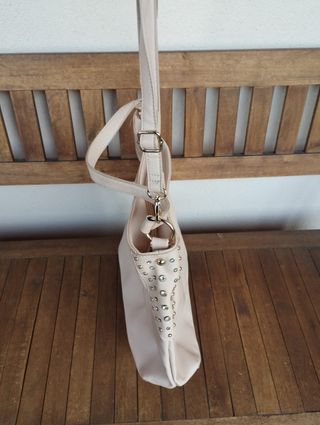 Borsa a spalla Jennifer Lopez beige