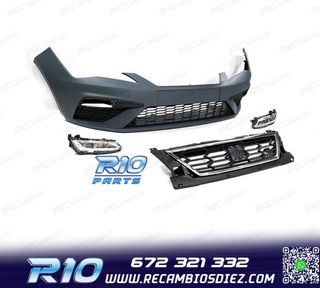 PARAGOLPES DELANTERO SEAT LEON 13-19 LOOK FR + NIEBLAS