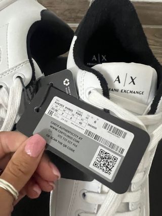 Scarpe Armani Exchange bianche n.40