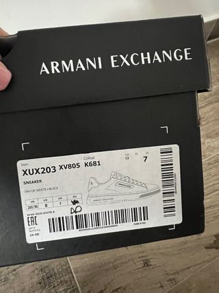 Scarpe Armani Exchange bianche n.40