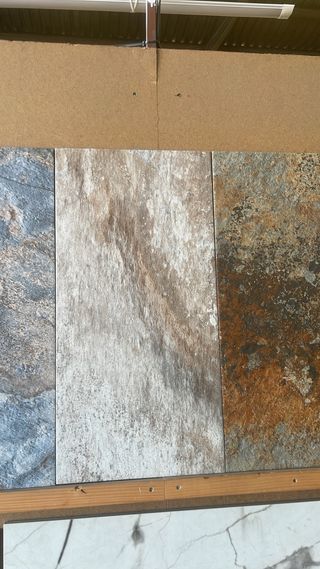 Azulejo exterior gris 100x100