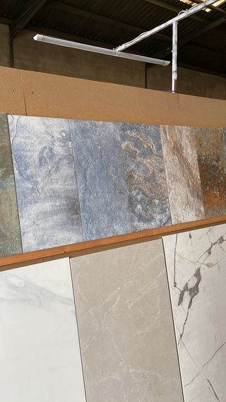 Azulejo exterior gris 100x100
