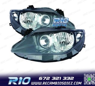FAROS PARA SEAT IBIZA VI 09-12 FONDO NEGRO