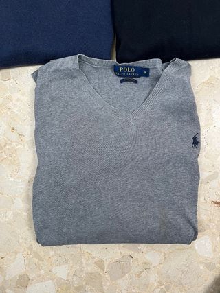 Lote 3 jerseys hombre Tommy Hilfiger y Polo Ralph
