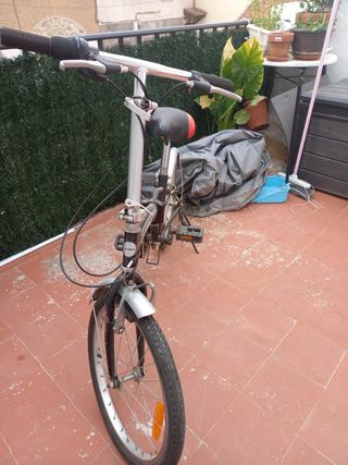 Bicicleta Plegable Negra
