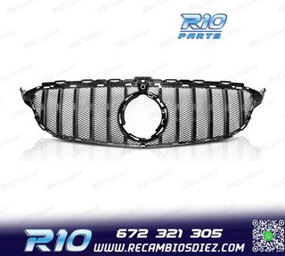 PARRILLA MERCEDES W205 18-21 LOOK SPORT NEGRO BRILLO
