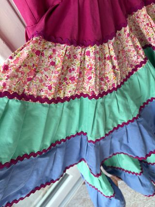 Traje de flamenca volantes