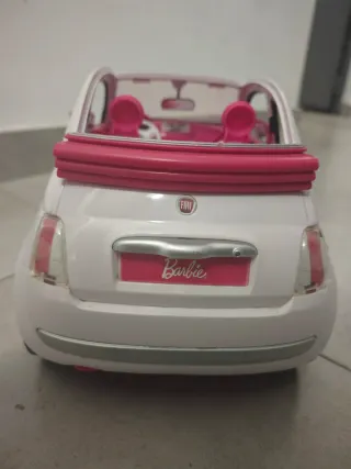 Barbie Fiat 500 Auto Bianca