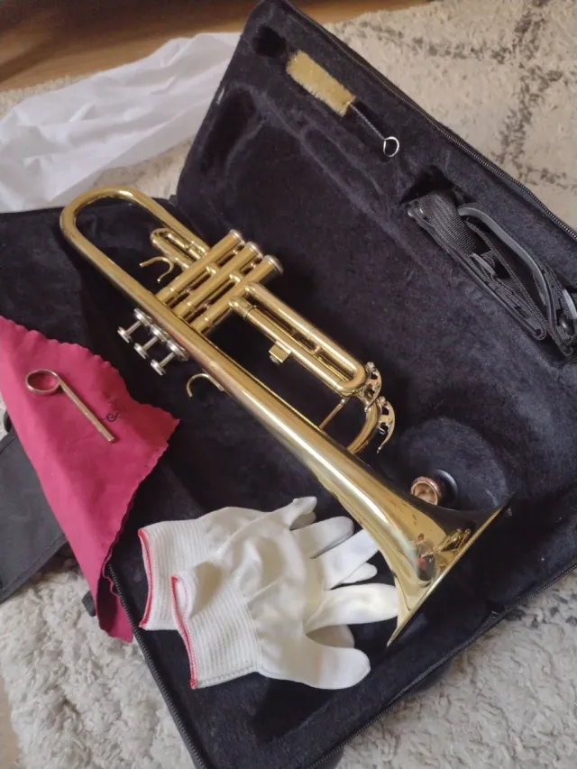 Trompeta Slade dorada USA.