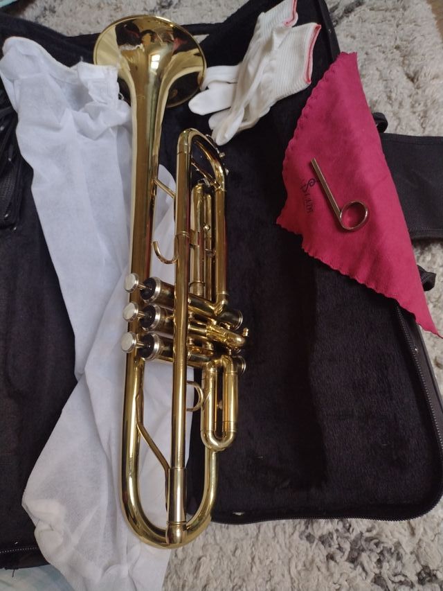 Trompeta Slade dorada USA.