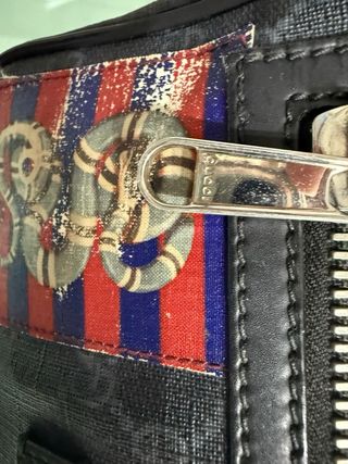 Riñonera Gucci Negra y Multicolor