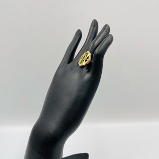 LANZADERA PIEDRAS VERDES 18K